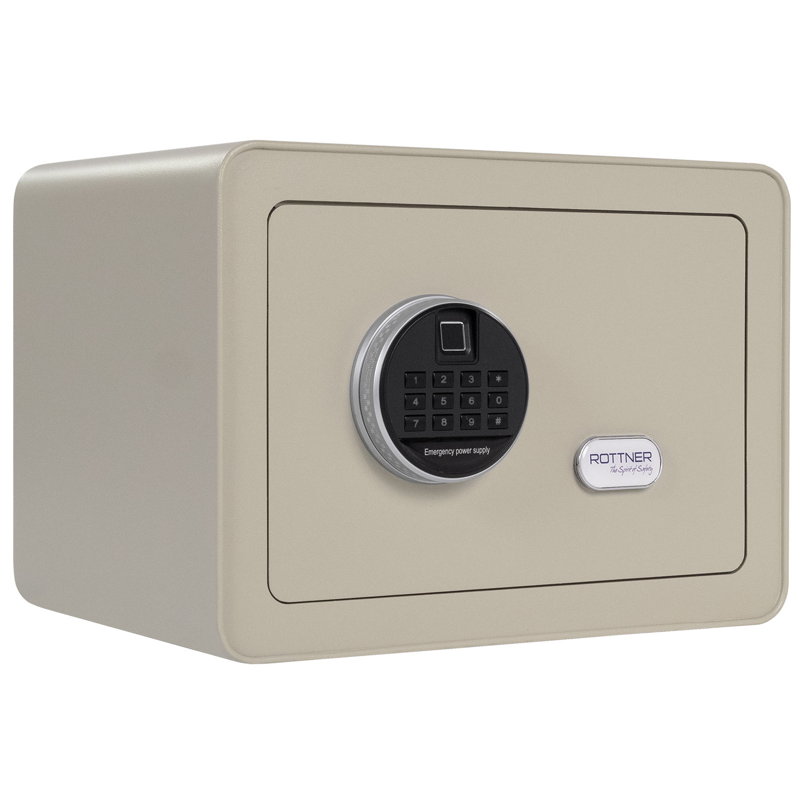 Rottner Vintage nábytkový elektronický sejf šedý