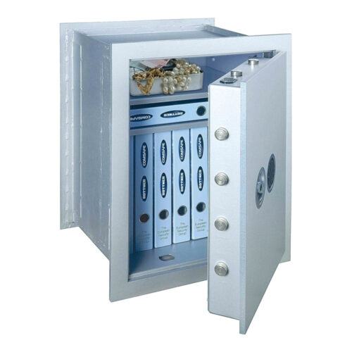 Rottner Stone SE 85 Premium stěnový trezor stříbrný