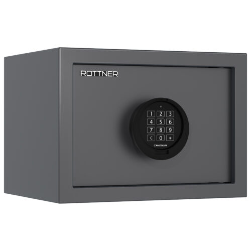 Rottner Praktik 25 EL S1, Min 15RU nábytkový trezor metalický antracit