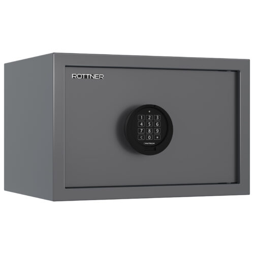 Rottner Praktik 30 EL S1, Min 15RU nábytkový trezor metalický antracit