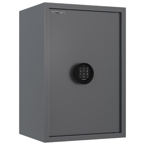 Rottner Praktik 65 EL S1, Min 15RU nábytkový trezor metalický antracit